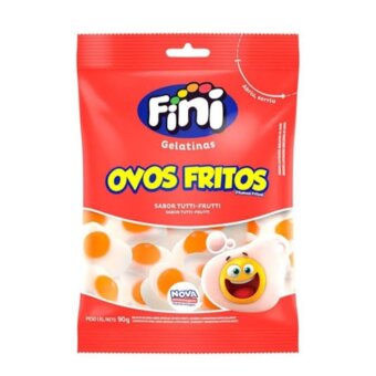 Bala Fini Gelatina Ovos Fritos 90g
