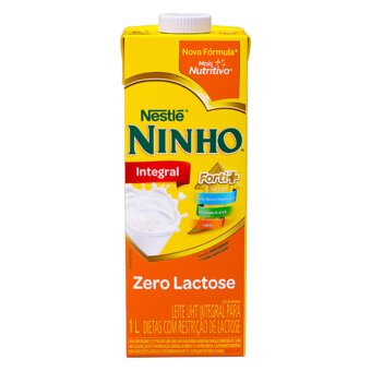 Leite Uht Ninho Integral Zero Lactose 1L