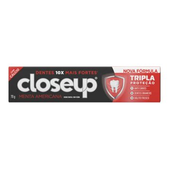 Creme Dental Closeup Triple Menta Americana 70G