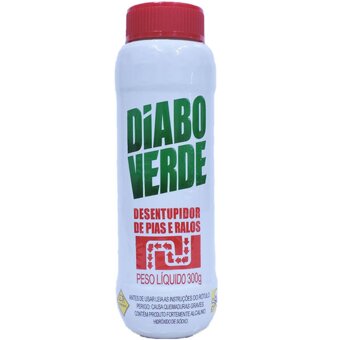 Desentupidor De Piá Diabo Verde Embalagem 300G