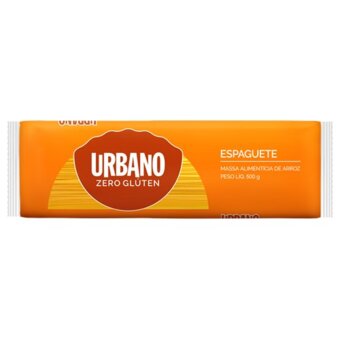 Macarrão Espaguete De Arroz Urbano Zero Glúten Embalagem 500G