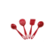 Conjunto Utensilio Tramontina 5pcs Abilit Vermelho