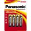 Pilha Alcalina Panasonic Pequena Aa Embalagem 4 Un