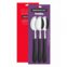Colher De Mesa Simonaggio Pratika Preto 3 Preças